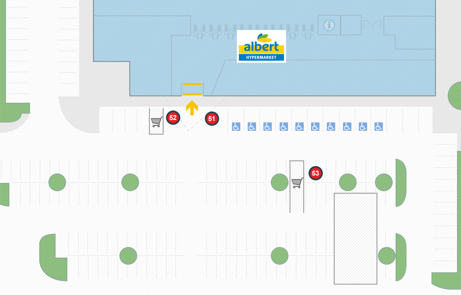 Albert hypermarket Beroun