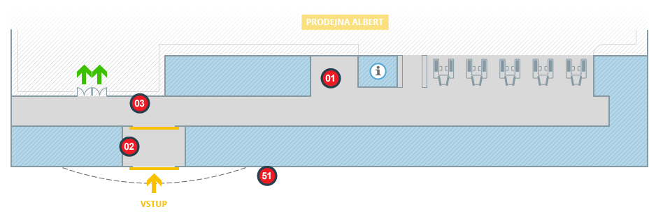 Albert hypermarket Vyškov