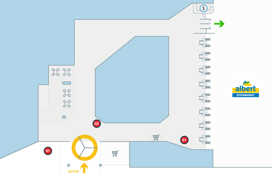 Albert hypermarket Náchod