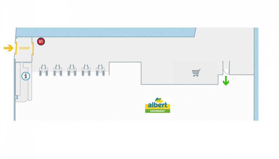 Albert České Budějovice Suché Vrbné