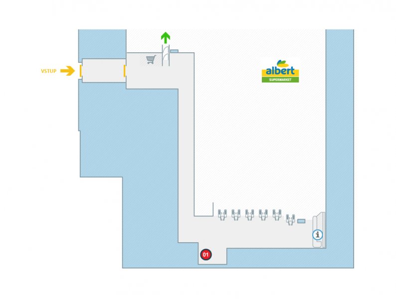 Albert Karlovy Vary - Tržnice