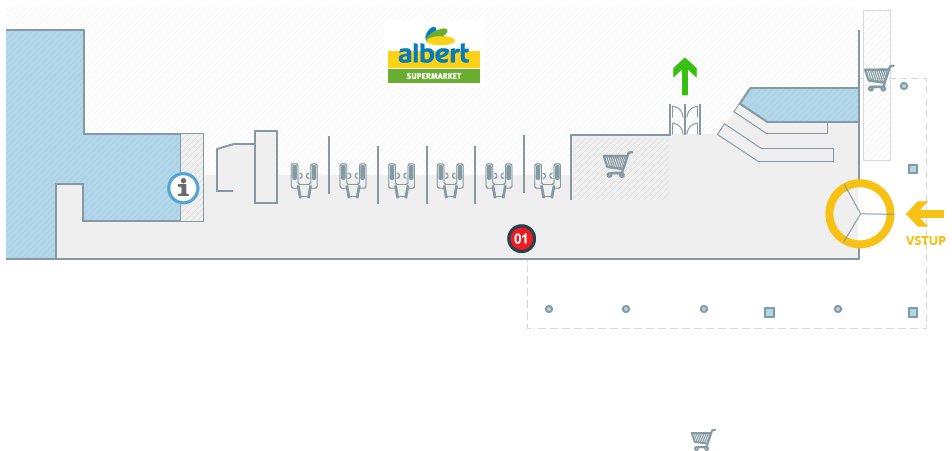 Albert hypermarket Bílina (INTERSPAR)