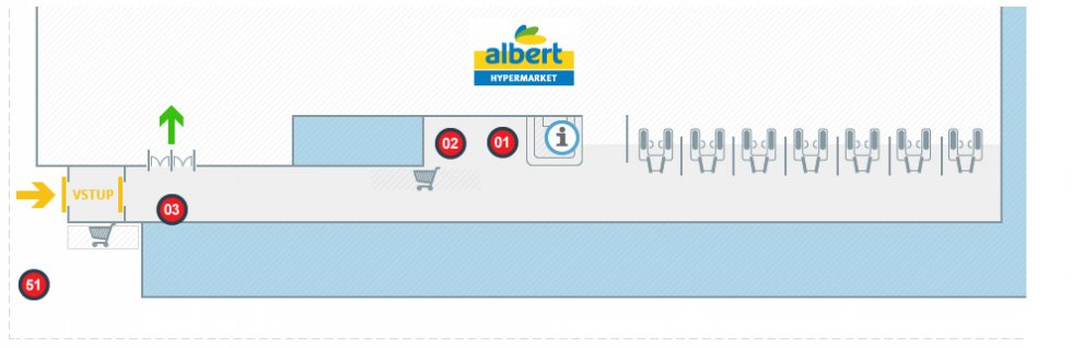 Albert hypermarket Znojmo