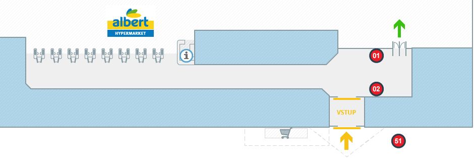 Albert hypermarket Příbram