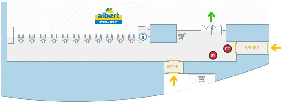 Albert hypermarket Děčín