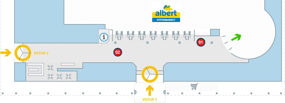 Albert hypermarket Prostějov (INTERSPAR)
