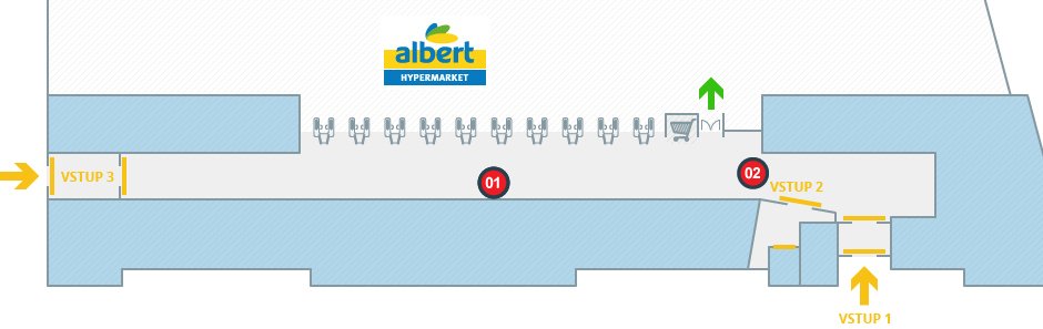 Albert hypermarket Orlová