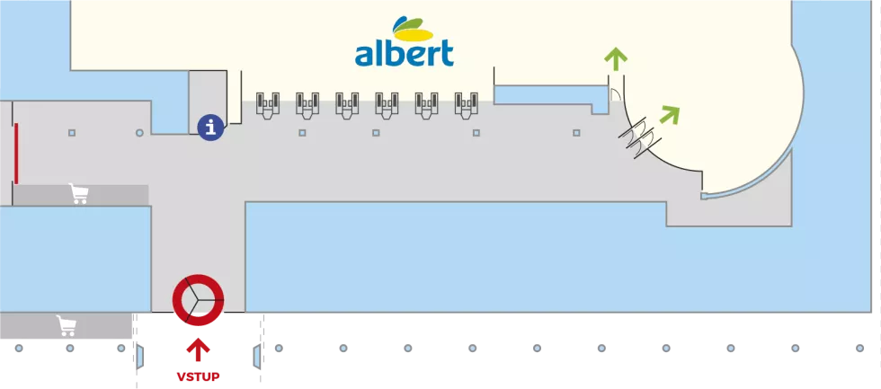 Albert hypermarket Litoměřice