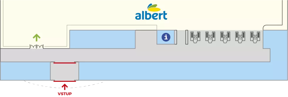 Albert hypermarket Vyškov