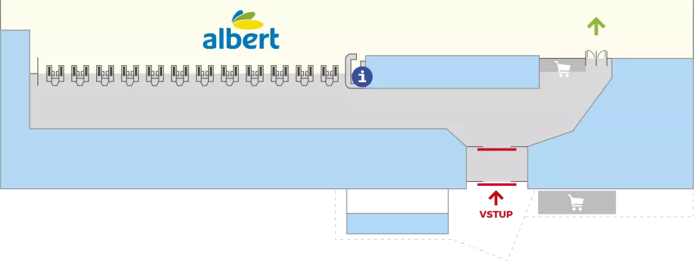 Albert hypermarket Ústí nad Labem
