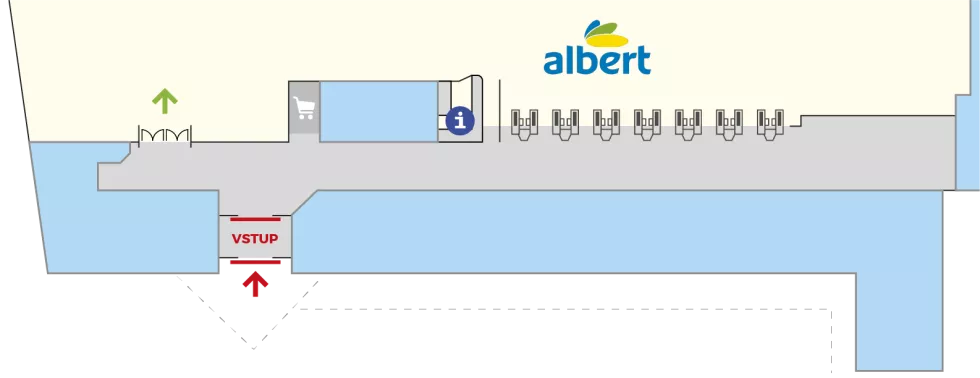 Albert hypermarket Vsetín