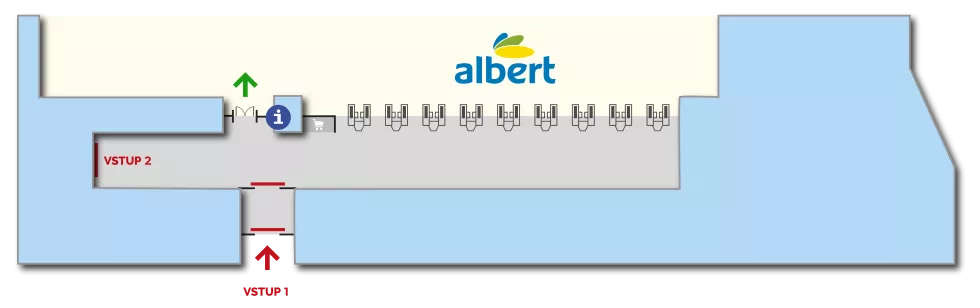 Albert hypermarket Kroměříž