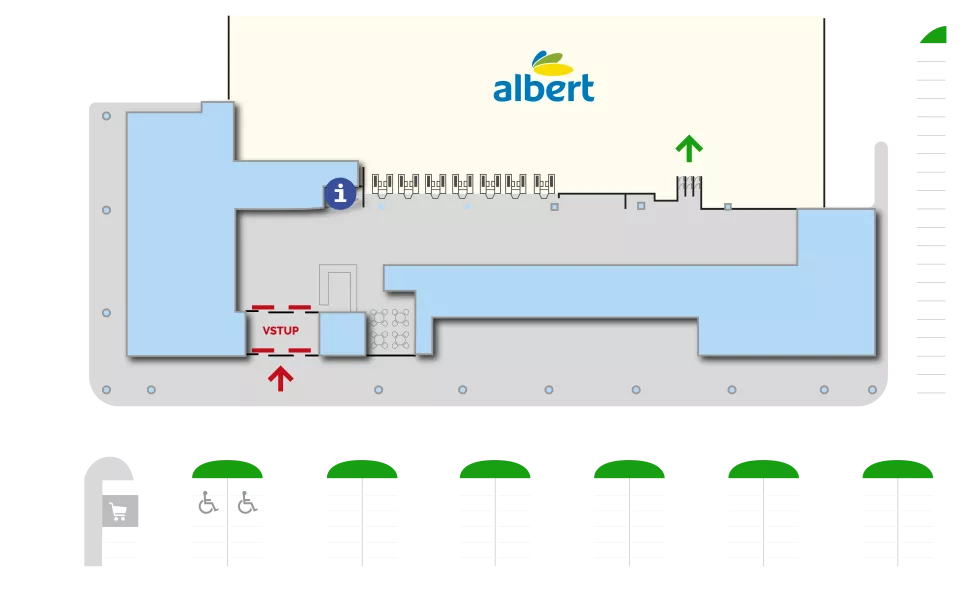 Albert hypermarket Brno-Cejl