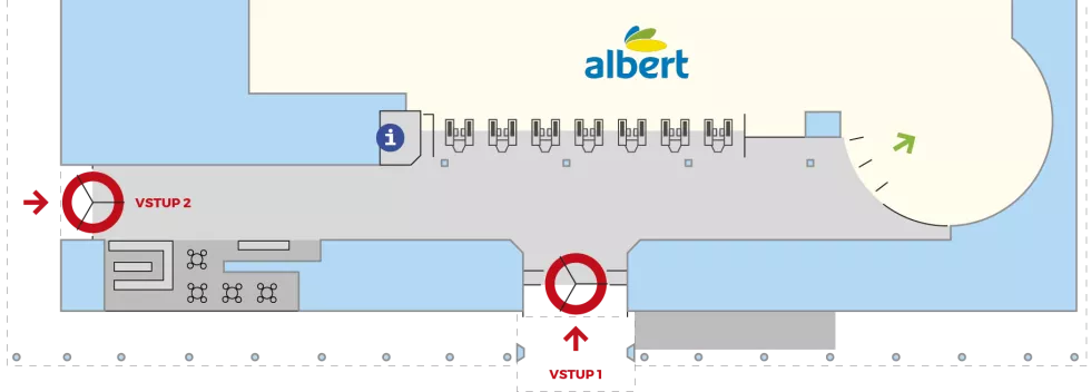 Albert hypermarket Prostějov