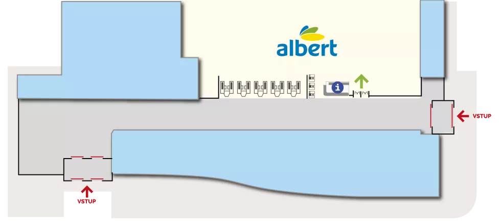Albert hypermarket Staré Město