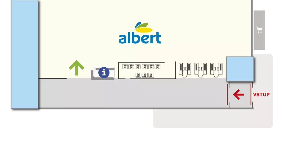 Albert hypermarket Bílina