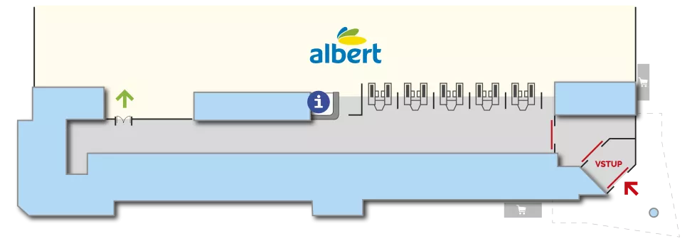 Albert hypermarket Krnov