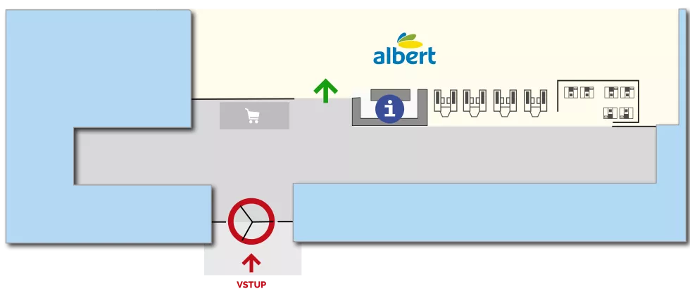 Albert hypermarket Mladá Boleslav II, Na Radouči