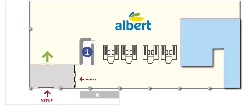 Albert hypermarket Tábor