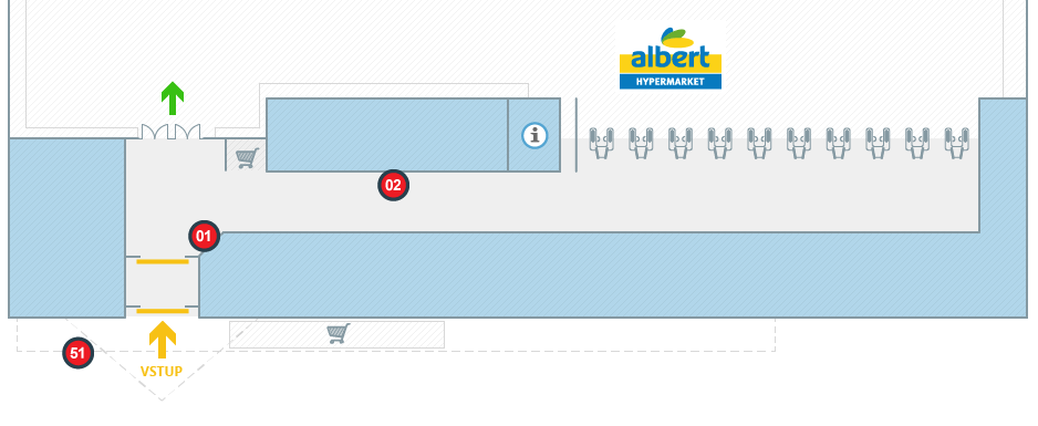 Albert hypermarket Šumperk