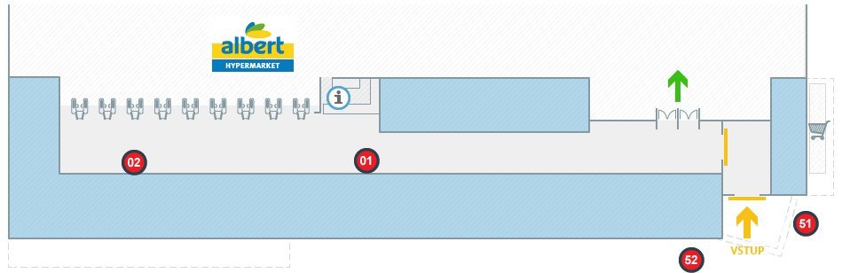 Albert hypermarket Nymburk